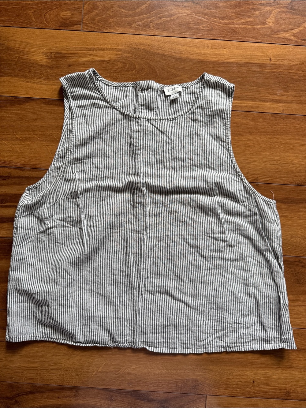 J.Crew Stripe Linen Top L